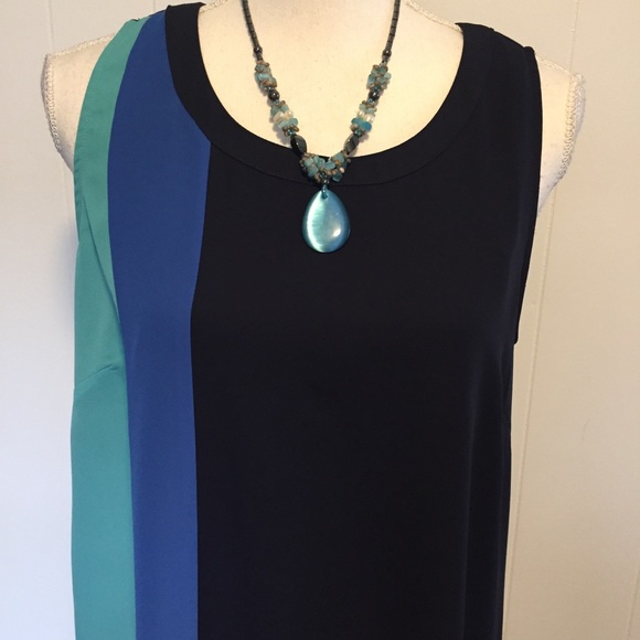 Mercer and Madison color block dress size 8. - Picture 2 of 6